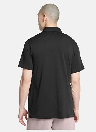 1386608-001 UA Icon Polo Siyah Polo Yaka Loose Fit Erkek Polo T-Shirt
