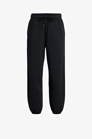 Under Armour icon Flc Os Wm Pant Kadın Siyah Eşofman Altı 1386503-001