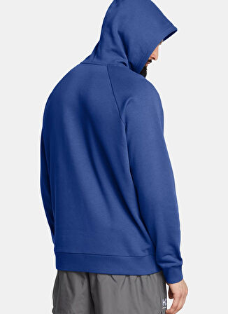 Mavi Erkek Kapüşon Yaka Normal Kalıp Sweatshirt 1379757-432 UA Rival Fleece Hoodie