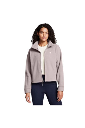 Ua W Expanse Fleece Fz 1387694-015 Kadın Gri Sweatshirt