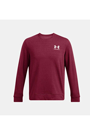 Erkek UA Rival Terry LC Bisiklet Yaka Sweatshirt 1370404-625