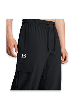 Under Armour 1386558 Ua Vibe Woven Cargo Pants Siyah Erkek Eşofman Altı