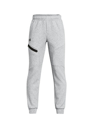 Under Armour Normal Paça Gri Erkek Çocuk Eşofman Altı 1386689-011-UA B Unstoppable Flc Jo