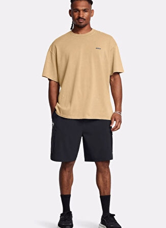 1386560-001 UA Vibe Woven Cargo Sho Loose Fit Siyah Erkek Şort