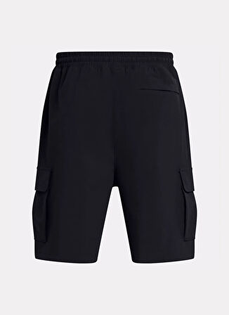 1386560-001 UA Vibe Woven Cargo Sho Loose Fit Siyah Erkek Şort