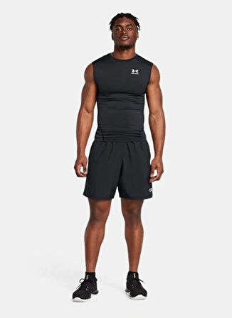 Siyah Erkek Lastikli Bel Normal Kalıp Şort 1385978-002 UA Tech Utility Shorts