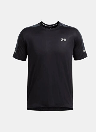 Siyah Erkek Yuvarlak Yaka Normal Kalıp T-Shirt 1385976-001 UA Tech Utility SS