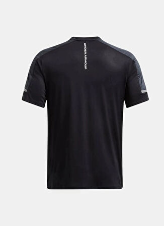 Siyah Erkek Yuvarlak Yaka Normal Kalıp T-Shirt 1385976-001 UA Tech Utility SS
