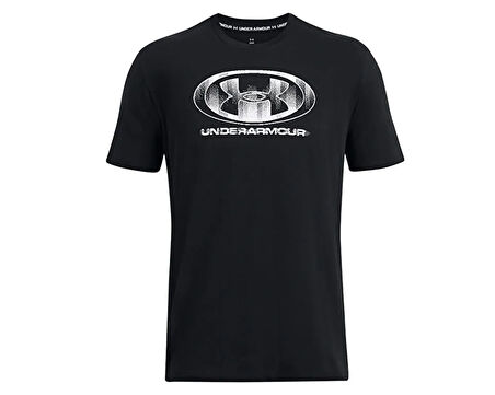 Under Armour Ua M Glitch Logo Erkek Günlük Tişört 1386810-001 Siyah