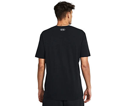 Under Armour Ua M Glitch Logo Erkek Günlük Tişört 1386810-001 Siyah