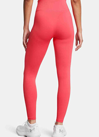 Kırmızı Kadın Lastikli Bel Compression Fit Tayt 1381662-713 UA Vanish Seamless Legg