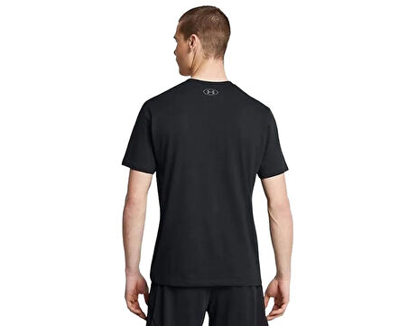 Under Armour Ua M Boxed Sports Updated Ss Erkek Günlük Tişört 1386793-001 Siyah