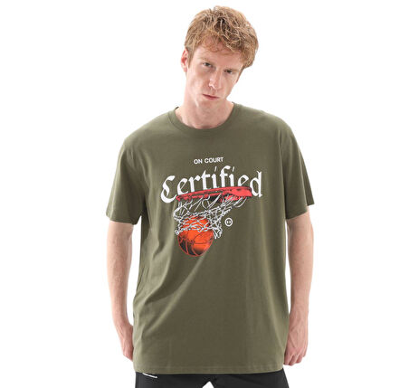 A1387376-390-390 Under Armour Ua M Hw Hoops Certıfıed Ss Erkek T-Shirt Yeşil