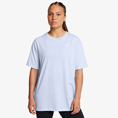 Under Armour Bfos Logo Kadın Mavi Günlük T-Shirt