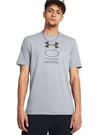 Under Armour T-Shirt, L, Gri