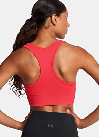 Under Armour Kırmızı Sporcu Sütyeni 1384419-713 Vanish Seamless Mid Bra