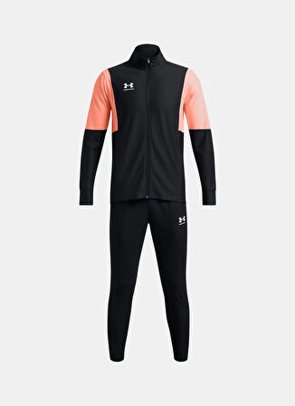 Siyah Erkek Fermuarlı Yaka Normal Kalıp Eşofman Takımı 1379592-006 UA M's Ch. Tracksuit