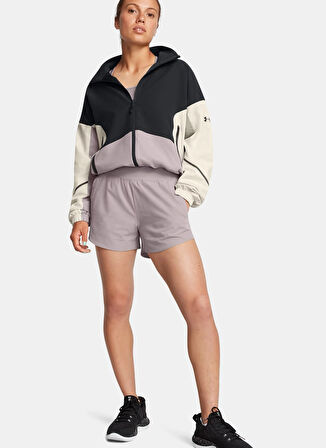 Under Armour Zip Ceket, XS, Bej - Siyah