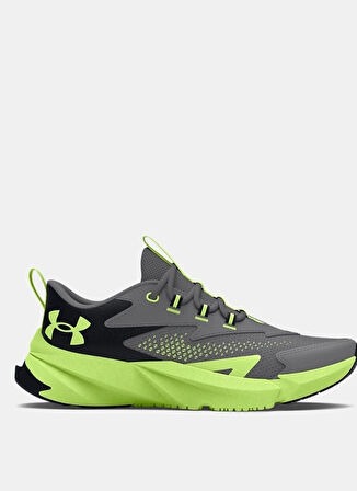 Under Armour Gri - Yeşil Erkek Koşu Ayakkabısı 3027691-100-UA BGS Scramjet 6