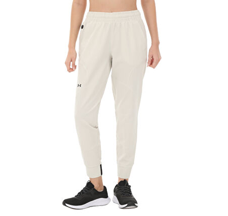 A1376926-110-110 Under Armour Ua Unstoppable Jogger Kadın Eşofman Altı Beyaz
