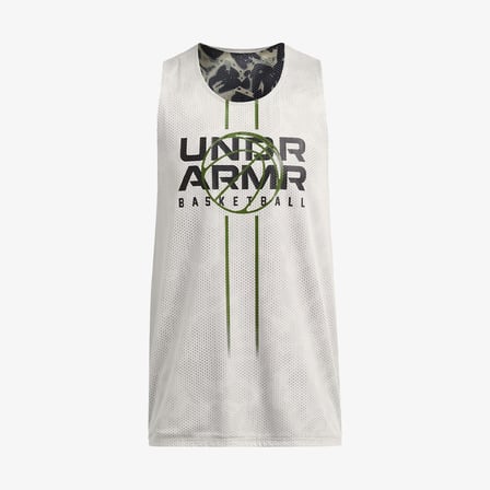 Under Armour Zone Çit Taraflı Erkek Beyaz Antrenman Atlet