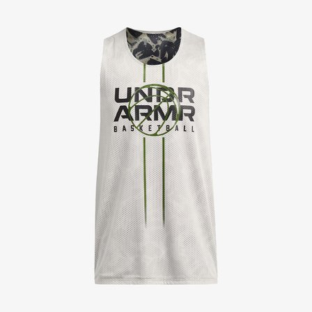 Under Armour Zone Çit Taraflı Erkek Beyaz Antrenman Atlet