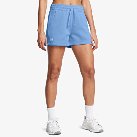 Under Armour Rival Fleece Kadın Mavi Günlük Şort
