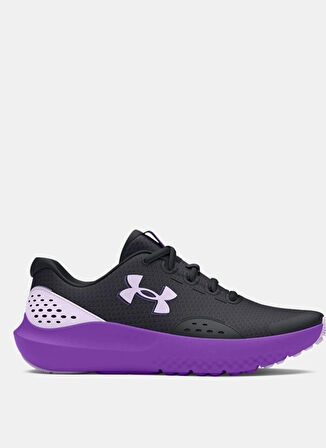 Under Armour Siyah - Mor Kadın Koşu Ayakkabısı 3027108-002-UA GGS Surge 4