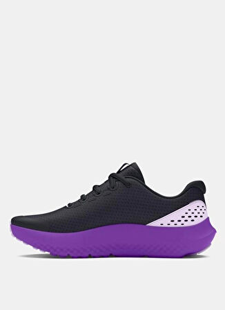 Under Armour Siyah - Mor Kadın Koşu Ayakkabısı 3027108-002-UA GGS Surge 4