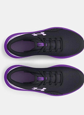 Under Armour Siyah - Mor Kadın Koşu Ayakkabısı 3027108-002-UA GGS Surge 4