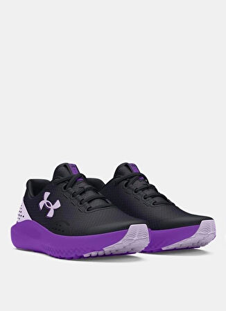 Under Armour Siyah - Mor Kadın Koşu Ayakkabısı 3027108-002-UA GGS Surge 4