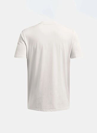 Beyaz Erkek Yuvarlak Yaka T-Shirt 1387108-114 Curry Hvyweight Trend T