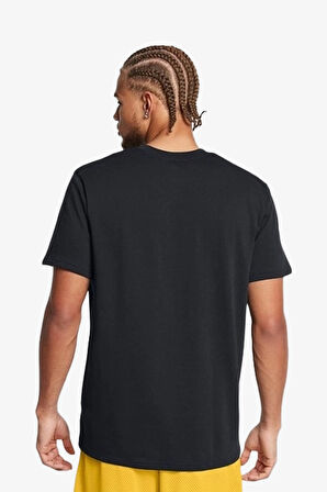 Under Armour Curry Hvyweight Logo Erkek Siyah T-shirt 1387107-001