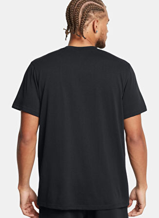 Siyah Erkek Yuvarlak Yaka T-Shirt 1387108-001 Curry Hvyweight Trend T