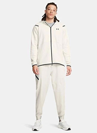 Beyaz Erkek Lastikli Bel Eşofman Altı 1388823-110 UA Unstoppable Joggers