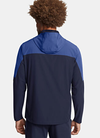 Lacivert Erkek Fermuarlı Yaka Normal Kalıp Zip Ceket 1389255-410 Vanish Woven Utility Ja