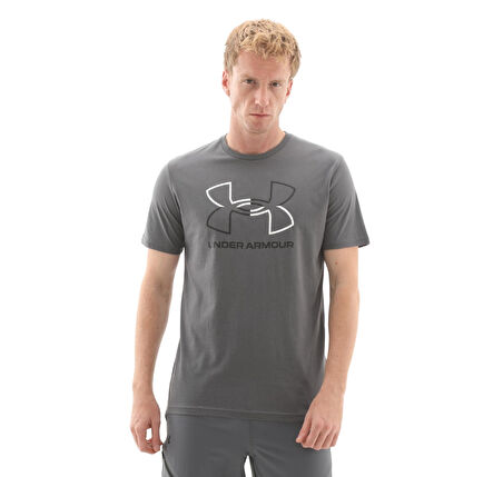 A1382915-028 Under Armour Ua Gl Foundatıon Update Ss Erkek T-Shirt Gri
