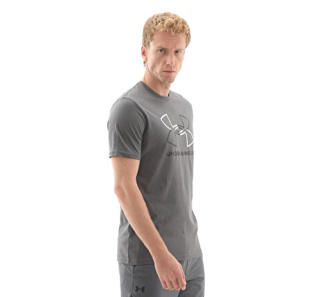 A1382915-028 Under Armour Ua Gl Foundatıon Update Ss Erkek T-Shirt Gri