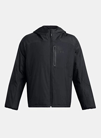 Siyah Erkek Fermuarlı Yaka Normal Kalıp Zip Ceket 1388902-001 UNSTOPPABLE INS JACKET