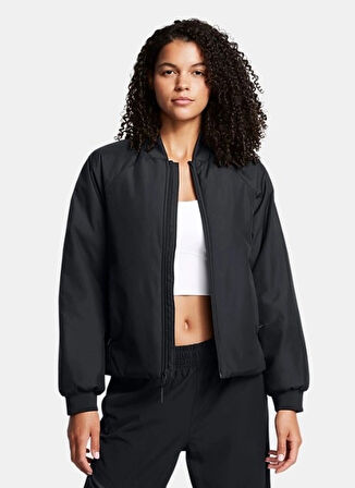Under Armour Zip Ceket, S, Siyah