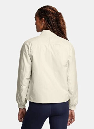Under Armour Zip Ceket, L, Beyaz
