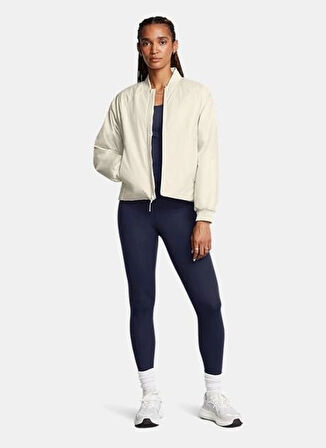 Under Armour Zip Ceket, L, Beyaz