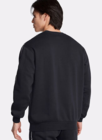 1389357-390 UA Icon Fleece Crew Tap Haki Yuvarlak Yaka Normal Kalıp Erkek Sweatshirt