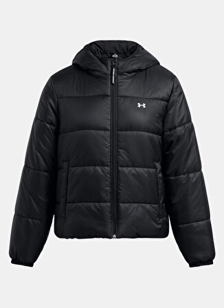 Siyah Kadın Fermuarlı Yaka Normal Kalıp Zip Ceket 1389183-001 LW INSULATE JACKET