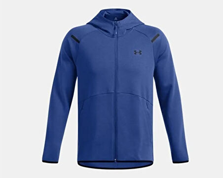 Under Armour Ua Unstoppable Flc Fz Erkek Günlük Ceket 1389352-432 Mavi