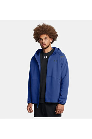 Erkek UA Unstoppable Fleece Tam Fermuarlı HD EU Sweatshirt 1389352-432