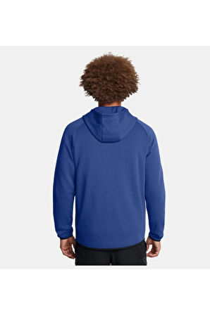 Erkek UA Unstoppable Fleece Tam Fermuarlı HD EU Sweatshirt 1389352-432