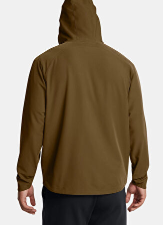 Kiremit Erkek Fermuarlı Yaka Normal Kalıp Zip Ceket 1389354-498 UA Unstoppable Jacket L