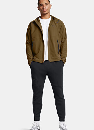 Kiremit Erkek Fermuarlı Yaka Normal Kalıp Zip Ceket 1389354-498 UA Unstoppable Jacket L