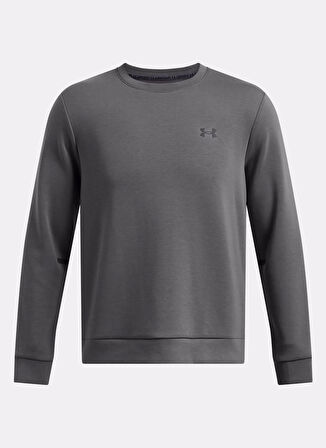 1389351-025 UA Unstoppable Flc Crew Gri Yuvarlak Yaka Fitted Erkek Sweatshirt